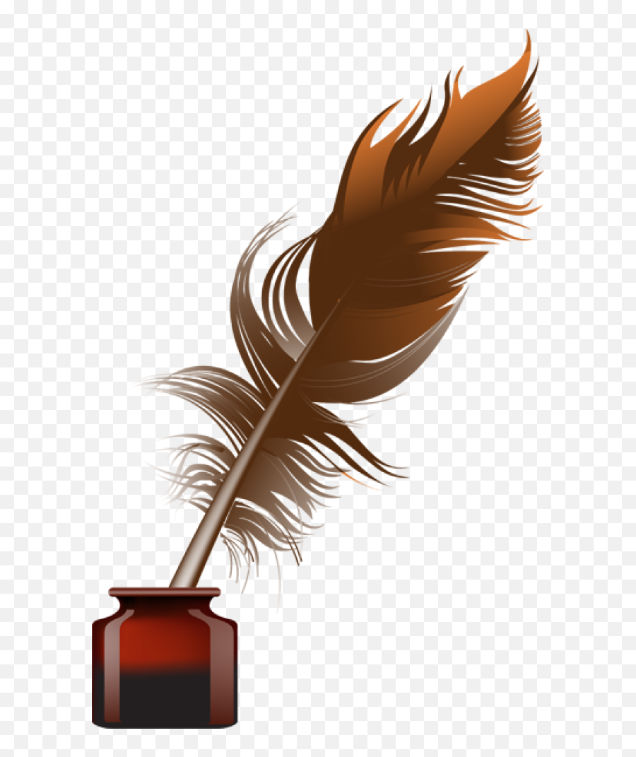 Feather Pen Png - Feather And Ink Png,Quill Pen Png
