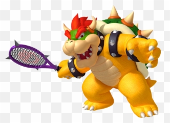 Mario Tennis Aces Png Image Background - Bowser In Clown Car,Bowser Png