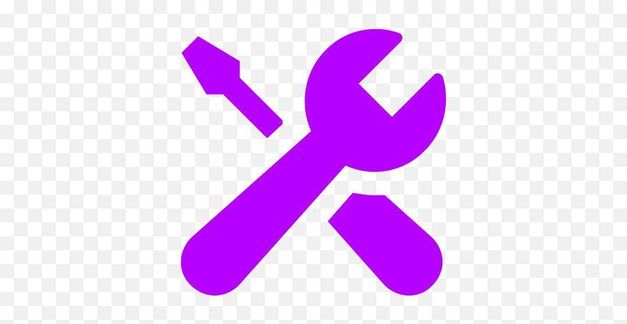 Purple Service Icon Png Symbol - Language,Icon Wrenches