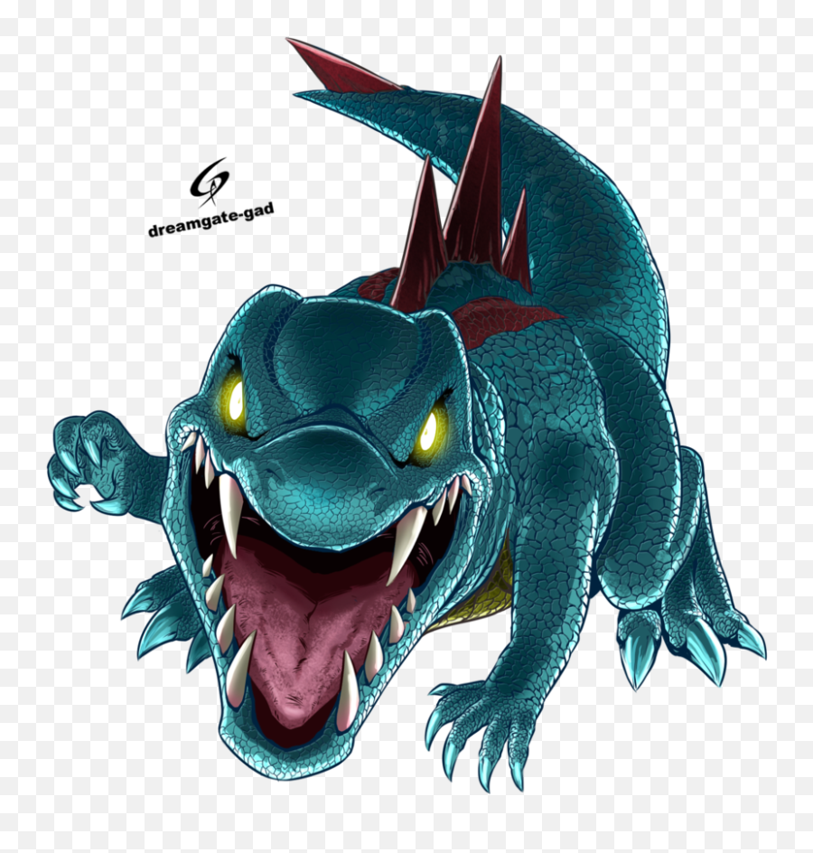 Water Gun In The Game - Scary Totodile Png,Totodile Png