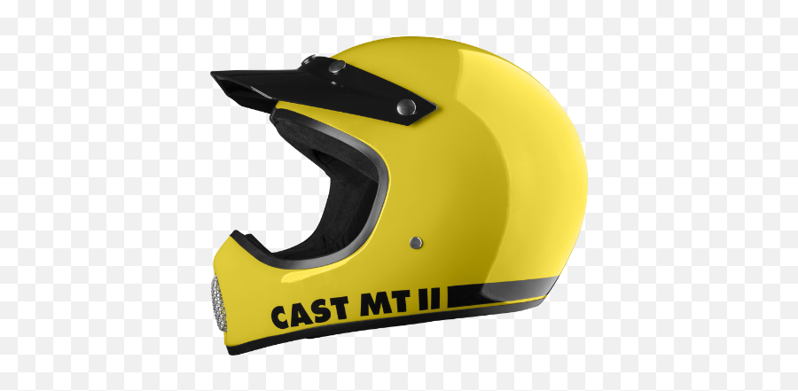 Helmet Cross Scrambler Vintage Cast 70 Pastel Yellow - Vintage Cross Helmet Png,Cascos Icon