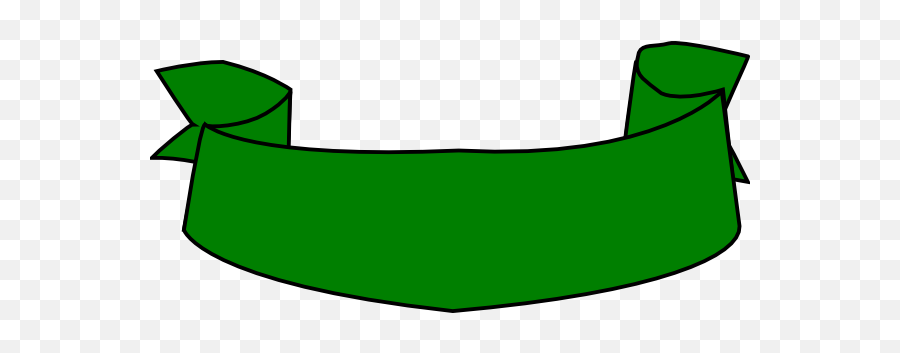 Banner Clip Art 2 - Transparent Green Ribbon Banner Png,Scroll Banner Png