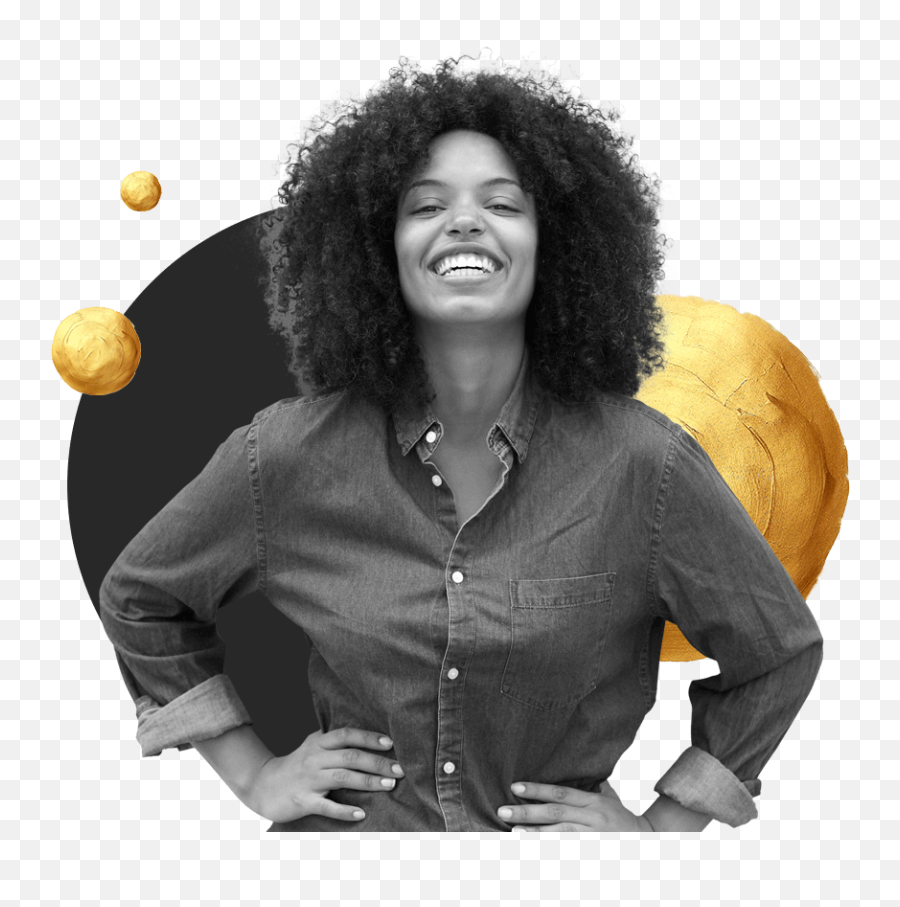 Rich Black Woman Empowering Women To Be From - Happy Black Woman Transparent Png,Black Woman Png
