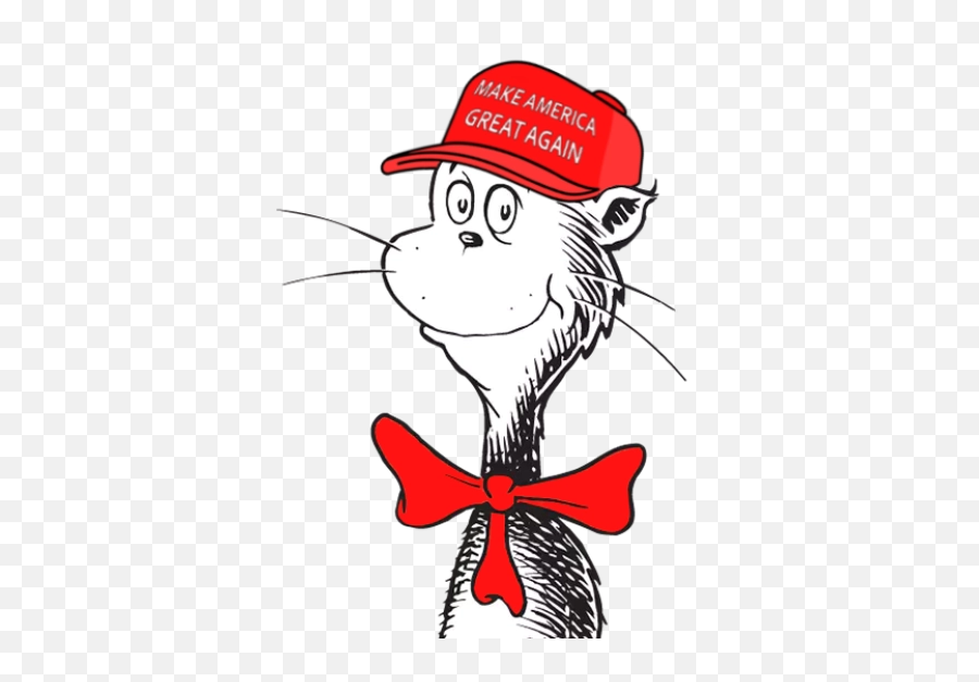 Download Cat In The Maga Hat - Cat In Th 841147 Png Dr Seuss Clip Art,Nurse Hat Png