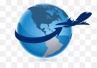 Airplane Globe Logo Computer Software - And Plane png