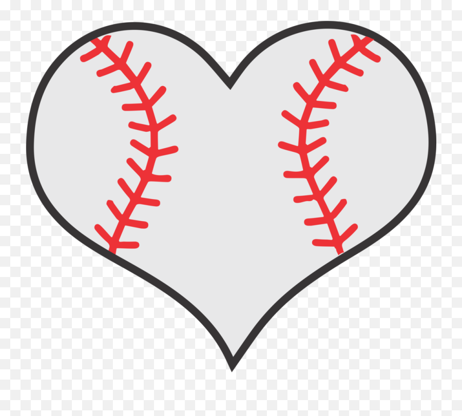 Baseball Stitches Png - Baseball Heart Clipart,Baseball Laces Png