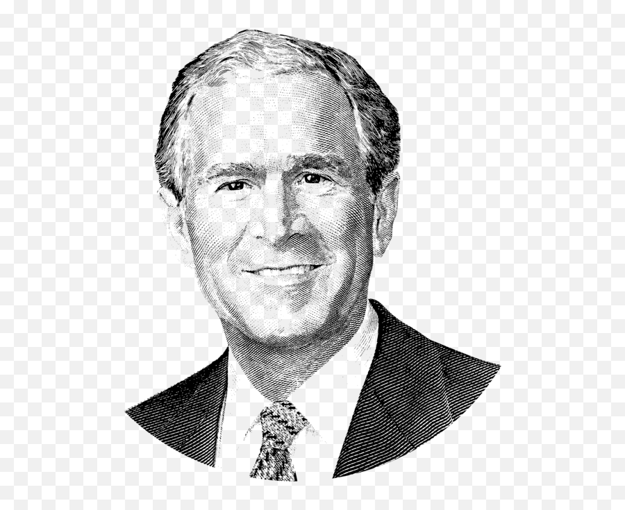 President George W - George W Bush Drawing Png,George W Bush Png