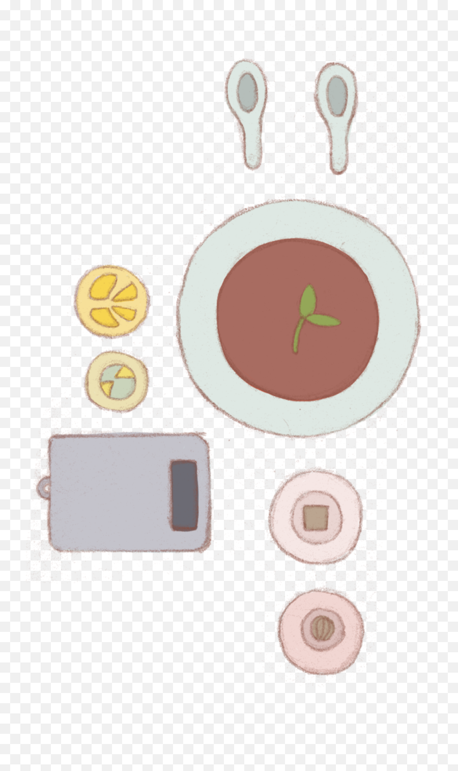 Plate Of Food Png - Hand Drawn Food Scales Plates Spoons Png Circle,Hand Drawn Circle Png