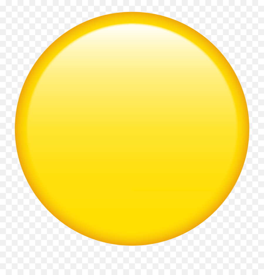Yellow Circle Emoji Png Free - Transparent Yellow Circle Emoji,Muscle Emoji Png