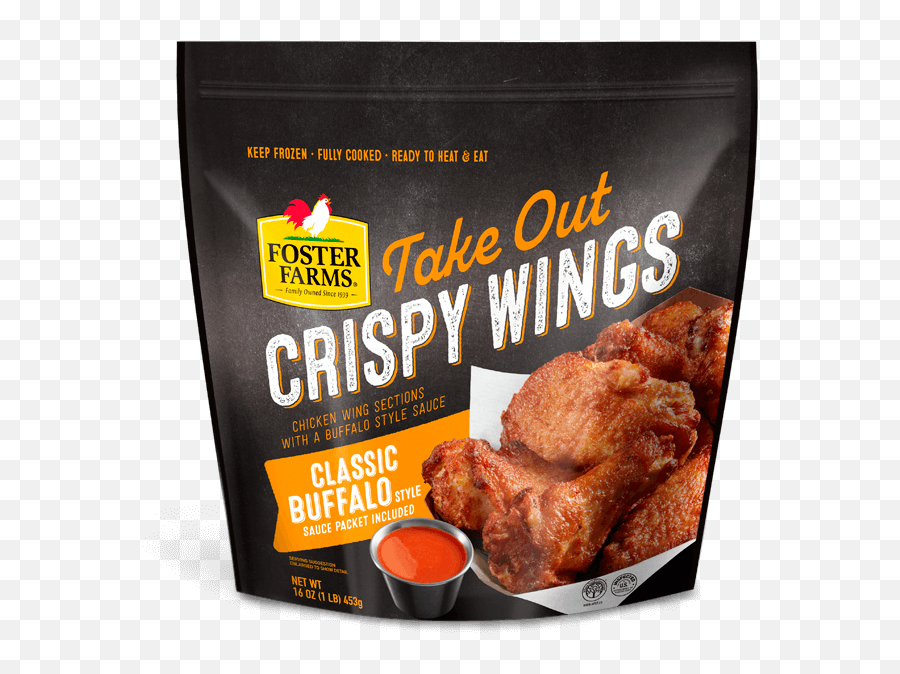 Classic Buffalo Crispy Wings - Foster Farms Bowl Png,Buffalo Wings Png