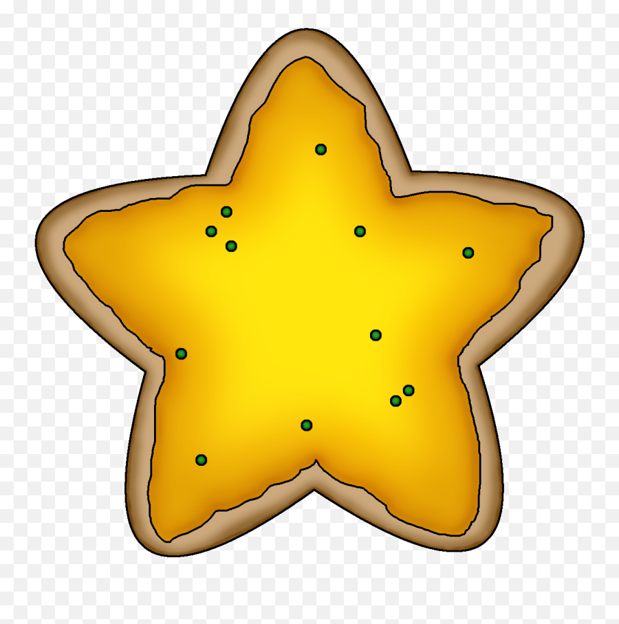 Library Of Christmas Star Cookie Vector - Star Cookie Clipart Png,Christmas Cookies Png