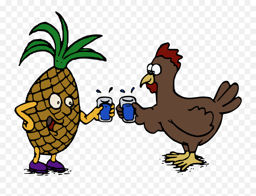 Cute Chicken Clipart Free Images 2 - Clipartbarn Pineapple Chicken Clipart Png,Chicken Clipart Transparent Background