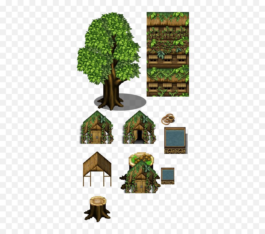 Mv 13 - Treehouse Xyphien Forums Rpg Maker Camp Tileset Png,Treehouse Png