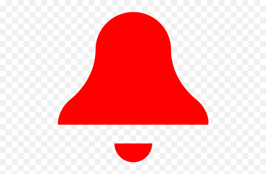 Red Bell 3 Icon - Free Red Bell Icons Clip Art Png,Bell Icon Png