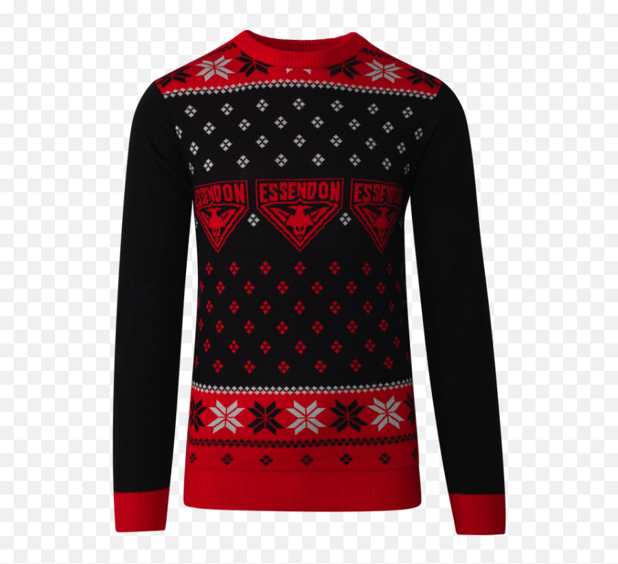 Essendon Bombers 2019 Menu0027s Ugly Sweater - Port Adelaide Ugly Sweater Png,Sweater Png