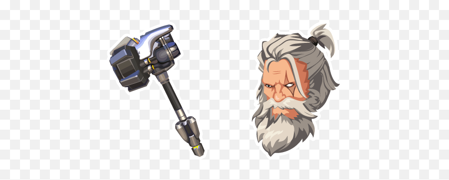 Overwatch 2 Reinhardt Rocket Hammer Cursor U2013 Custom - Reinhardt Hammer Overwatch 2 Png,Reinhardt Png