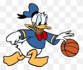 Donald Duck Comic Disney - With Basketball png