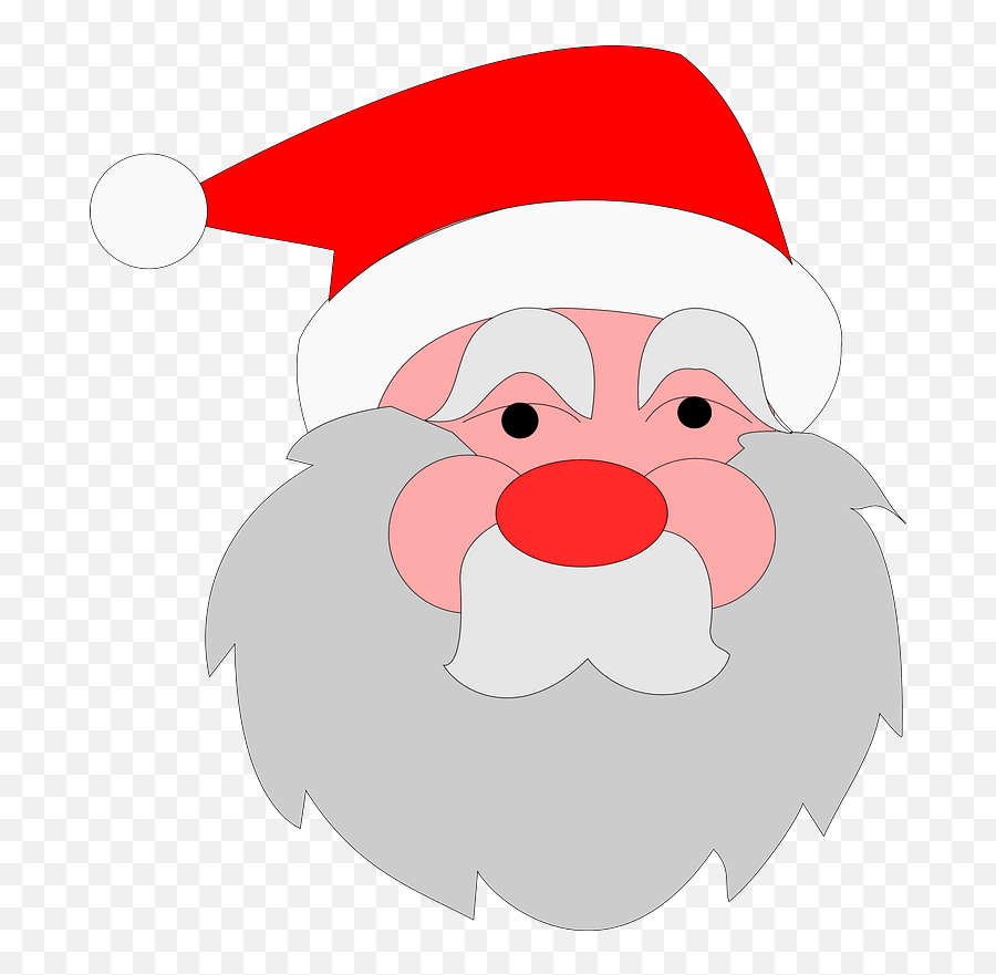 Santa Claus Face Clipart Free Download Transparent Png - Cartoon,Santa Face Png