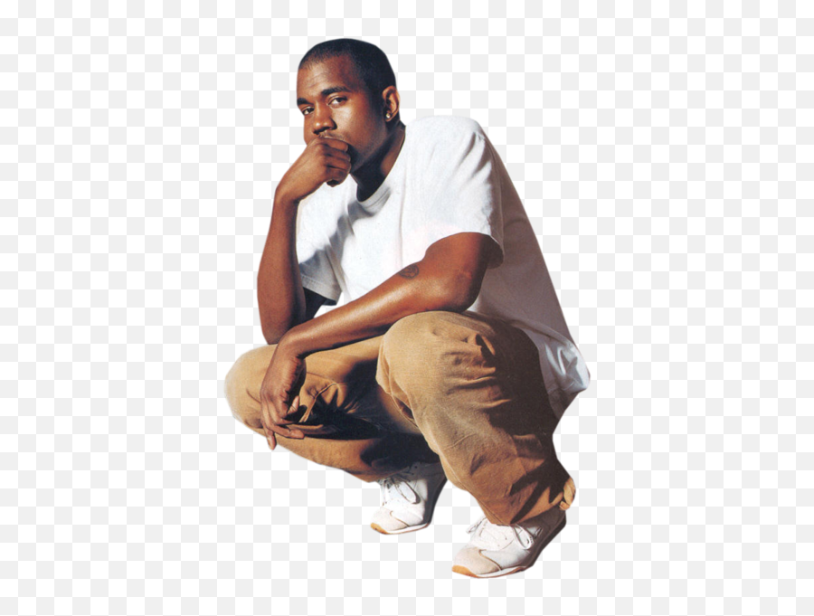 Kanye West - Kanye West Sitting Transparent Png,Kanye West Transparent
