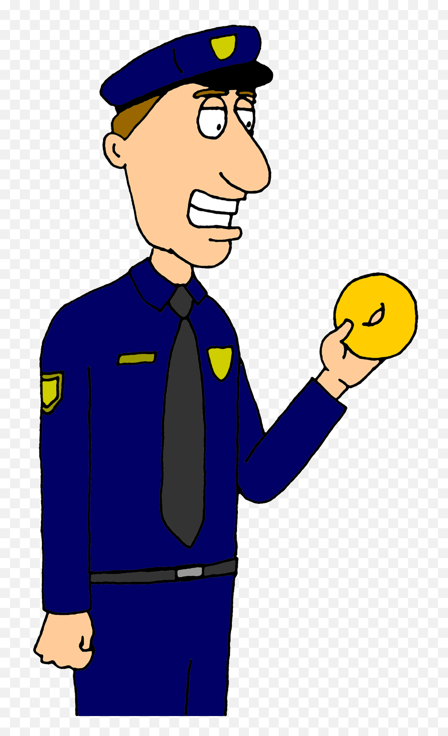 Download Cartoon Cop Eating Donut Hd - Cops Clip Art Png,Cop Png