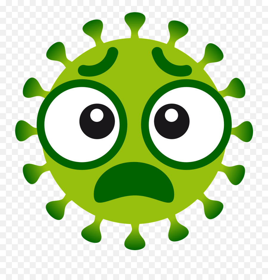 Coronavirus Emoji Fear - Corona Virus Bild Grün Png,Fear Png