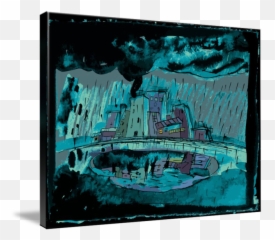 Autumn Rain The Old City Grunge Frame By Blacklinewhite Art - Creedence Clearwater Revival png
