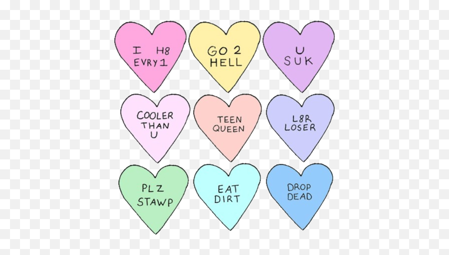 Hearts Heart And Transparent Image - Candy Hearts Tumblr Transparent Candy Hearts Png,Macbook Hearts Png