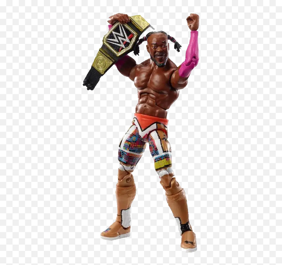 Wwe Elite Collection Wrestlemania 36 Kofi Kingston - Wwe Kofi Kingston Figures Png,Kofi Kingston Png