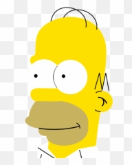 Homer Simpson Bart Drawing - homer png download Head Png