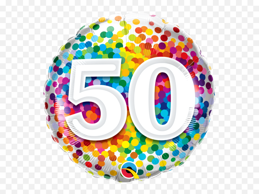 50th Birthday Balloon - Transparent 10th Birthday Balloons Png,50th Birthday Png