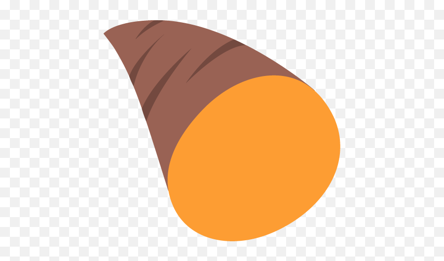 Roasted Sweet Potato Emoji Vector Icon - Sweet Potato Emoji Png,Sweet Potato Png