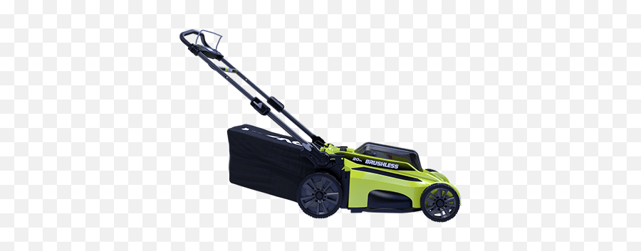 40v Brushless Push Mower With 6 - Lawn Mower Bag Png,Lawnmower Png