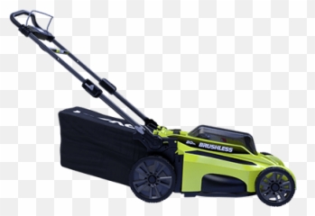 40v Brushless Push Mower With 6 - Lawn Mower Bag Png,Lawnmower Png