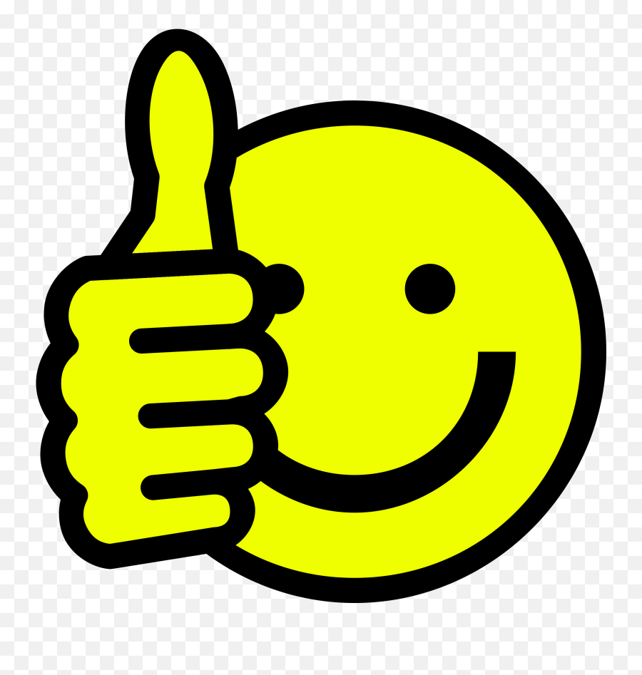 Best Smiley Face Thumbs Up - Thumbs Up Smiley Png,Thumbs Up Emoji Png