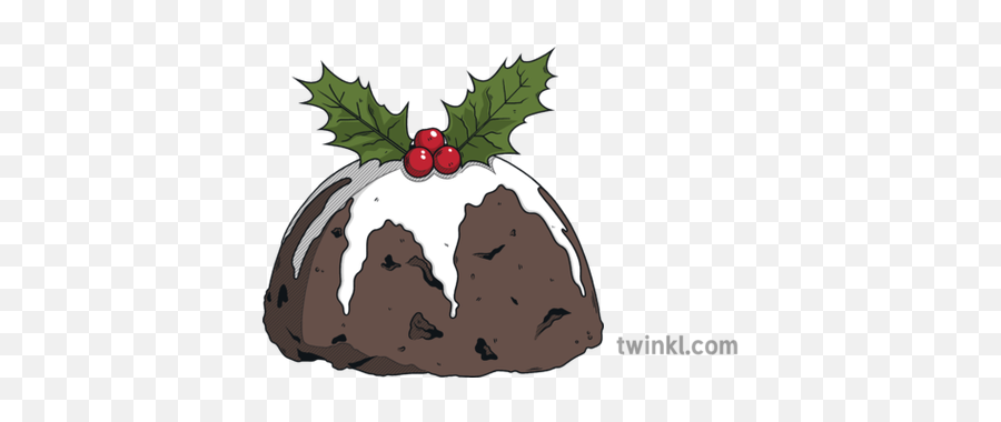 Christmas Pudding Science - Holly Png,Pudding Png