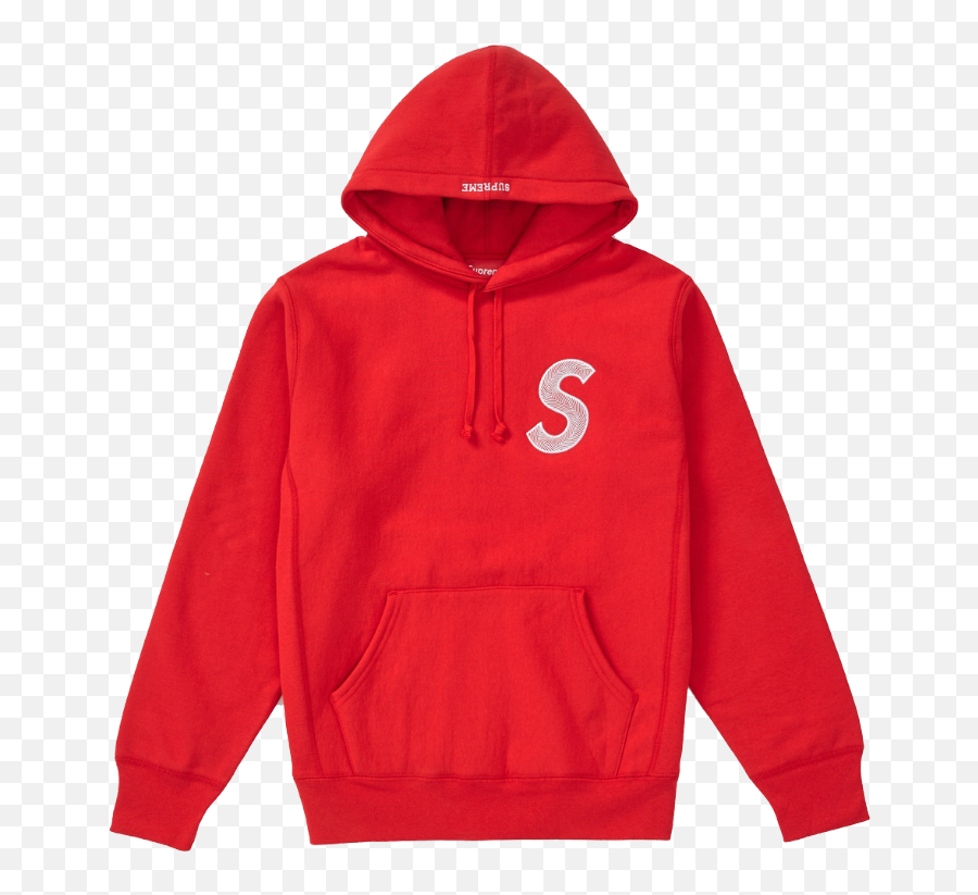 Supreme S Logo Hooded Sweatshirt - Supreme Cross Logo Hoodie Png,Supreme Logo Wallpaper