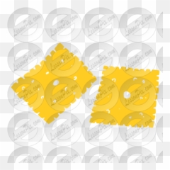 Cheese Crackers Stencil For Classroom Therapy Use - Great Gear Png,Cheez It Logo