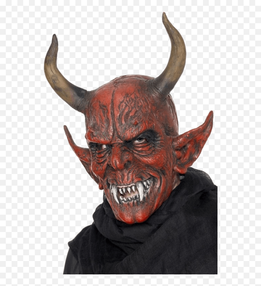 Devil Horns Png - Adult Full Head Devil Mask With Horns Devil Mask,Demon Horns Transparent