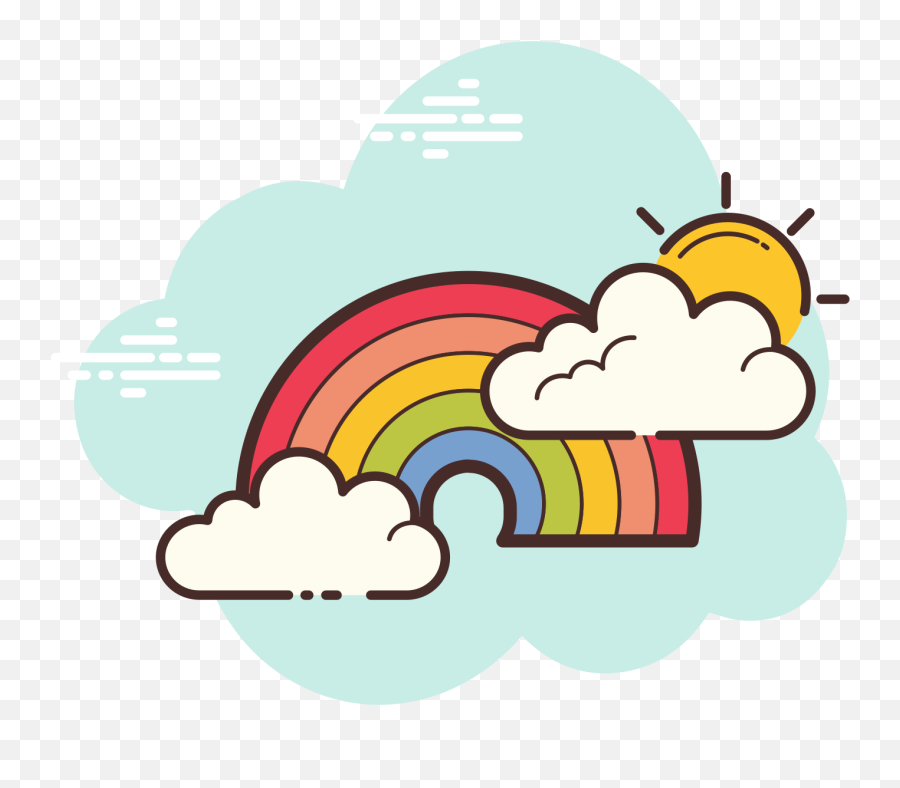 Rainbow Icon - Language Png,Rainbow Facebook Icon