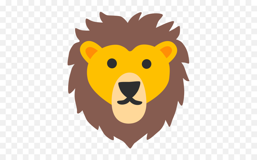 Lion Emoji - Emoji De Leon Png,Lion Roaring Icon