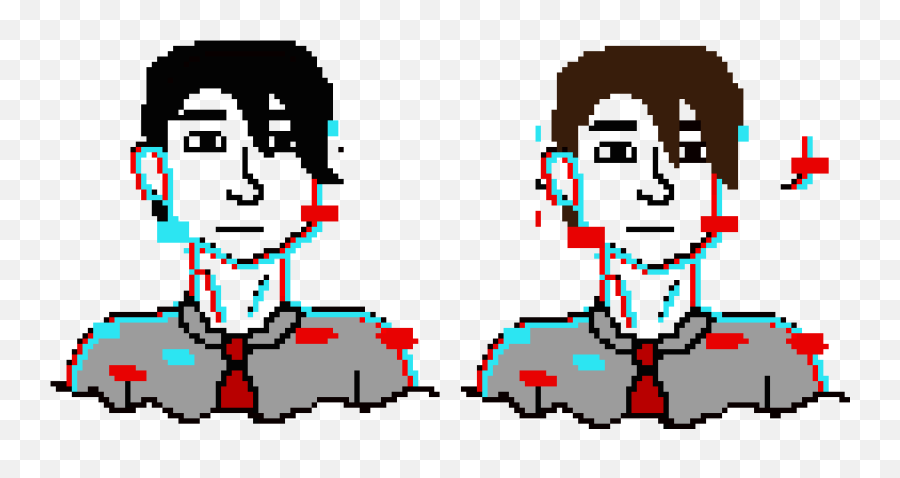 Pixel Art Gallery - Hair Design Png,Darkiplier Icon