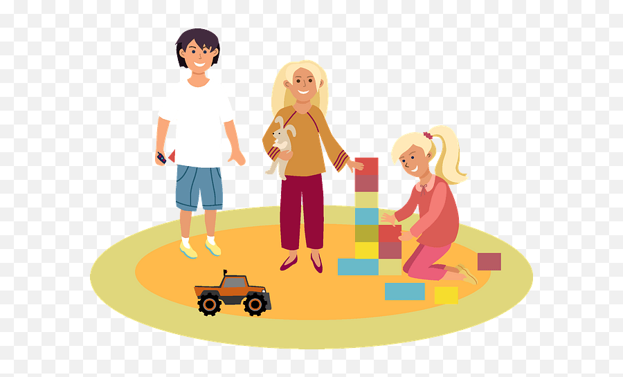 Kids Playing Clipart - Cartoon Png,Kids Playing Png