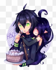 Yuu U0026 Ashuramaru Asurayuu Yuuasura Ons Anime Owari - Hime Cut Png,Yuichiro Hyakuya Icon