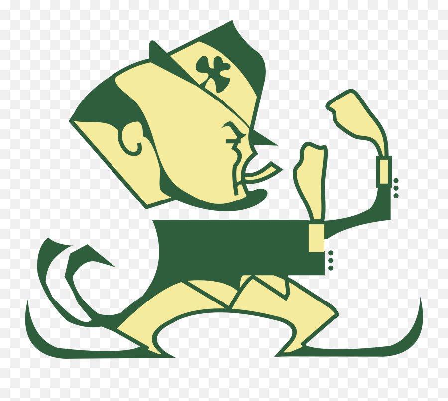 Notre Dame Fighting Irish Logo Png Transparent U0026 Svg Vector - Vintage Notre Dame Fighting Irish Logo,Fighting Png