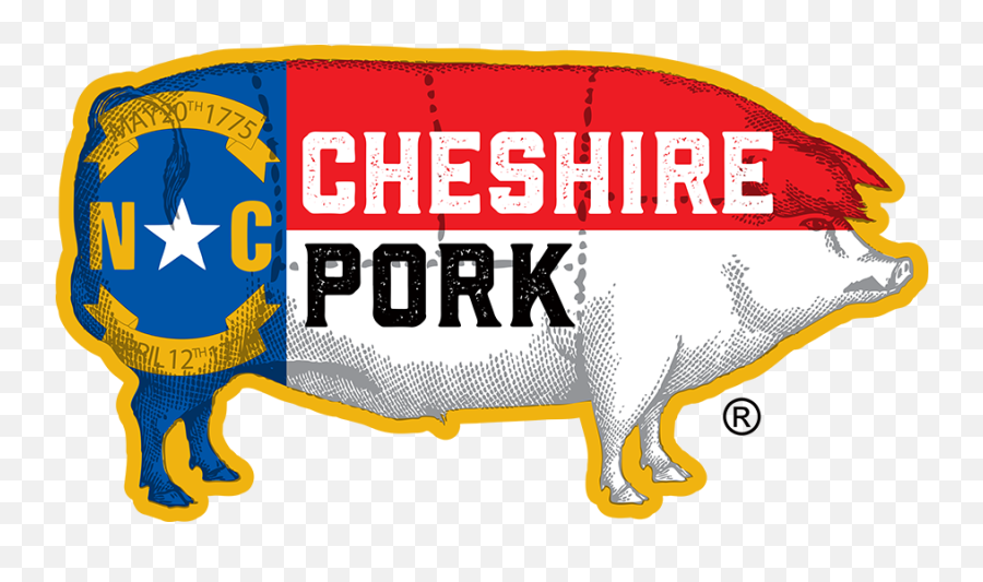 Cheshire Pork - Flag Of North Carolina Png,Pork Png