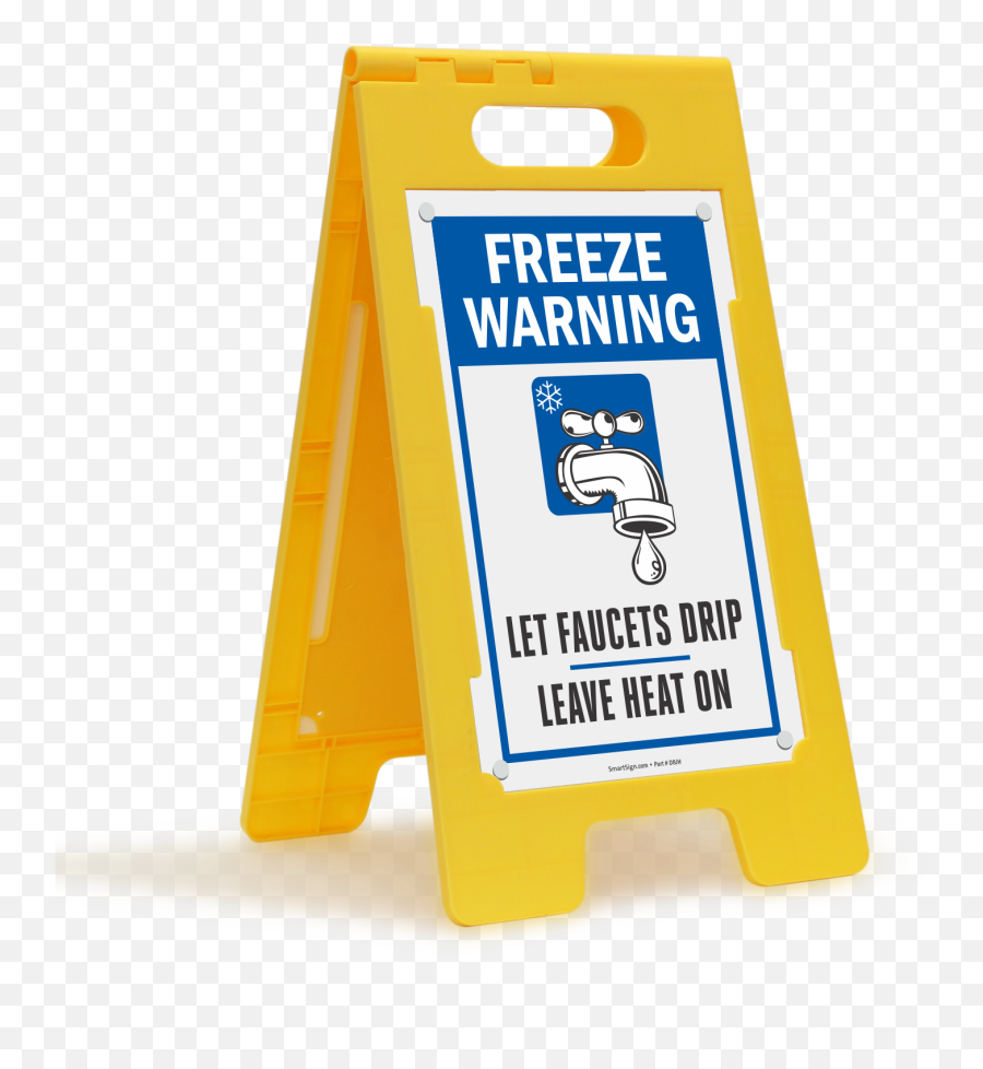 Freeze Warning Leave Heat - Bathroom Closed For Cleaning Png,Warning Icon Flat