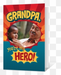 Grandpa Youu0027re My Hero Printable Add - aPhoto American Happy png