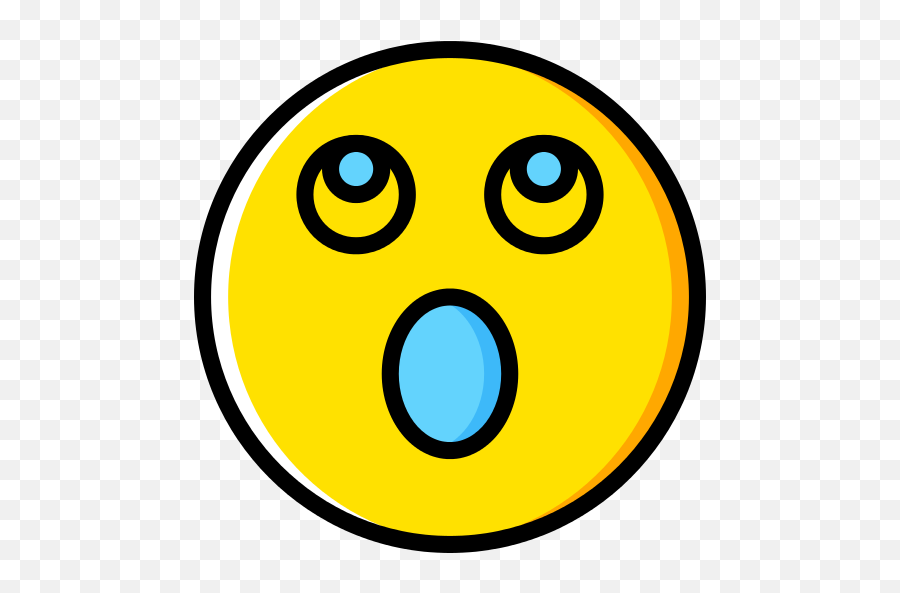 Surprised Emoji Png Icon 32 - Png Repo Free Png Icons Circle,Surprised Emoji Transparent Background