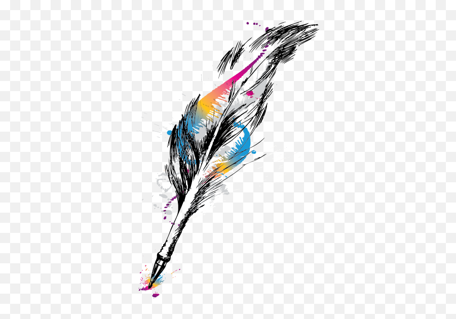 Create Online Quill Pen Logo Template - Feather Pen Logo Png,Quill Pen Png