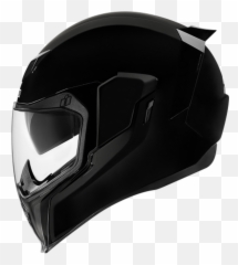 Icon - Airflite FullFace Helmet Gloss Black or White png